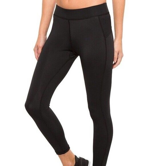 Human Performance Engineering Womens M Medium Activewear Black Soho Leggings - Picture 2 of 9